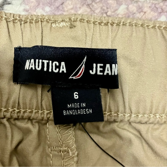 Nautica Jeans Women’s Wide Leg Khaki Coronado Beach Sailor Pants - Size 6 NWT - Picture 9 of 16